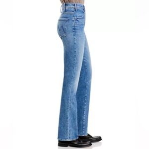 MOTHER | The Hustler Sneak High Rise Bootcut Jeans in On The Road
